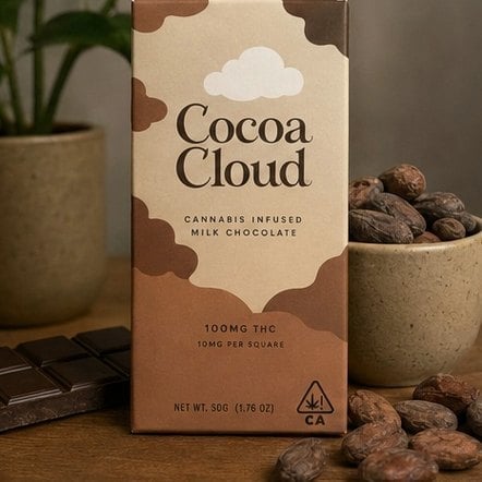 Cannabis packaging with logo printing